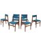 Danish Teak Dining Chairs, 1960s, Set of 6, Image 1