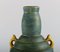 Vase with Handles in Glazed Ceramics by Josef Ekberg for Gustavsberg 3