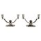 Model Number 1068 Pewter Candlesticks, 1930s, Set of 2, Image 1