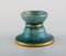 Art Deco Kerzenhalter aus glasierter Keramik von Josef Ekberg für Gustavsberg, 2er Set 2