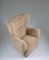 Fauteuil Scandinave Mid-Century en Peau de Mouton 6