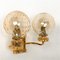 Gold-Plated Glass Light Fixtures in the Style of Brotto, Italy, Set of 3 13