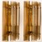 Extra Large Murano Wall Sconces or Wall Lights in Glass and Brass, Set of 2 10