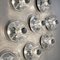 Clear Glass Wall Lights by Peill Putzler for Koch & Lowy, 1970, Set of 2 3