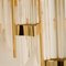 Murano Glas und Vergoldete Wandleuchten im Venini Stil, Italien, 2er Set 7