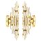 Murano Glass and Gold-Plated Sconces in the Style of Venini, Italy, Set of 2, Image 1