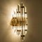 Murano Glass and Gold-Plated Sconces in the Style of Venini, Italy, Set of 2 4