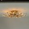 Italian Crystal and Gilded Brass Flush Mount Sconces from Stilkronen, Set of 2, Image 17