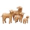 Vintage Folk Art Sheeps, Set of 4 1