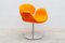 Orange Tulip Swivel Chairs by Pierre Paulin for Artifort, 1980s, Set of 4 2