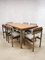 Vintage Dutch Pali Dining Table & Chairs Set by Louis Teeffelen for Webe 8