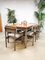 Vintage Dutch Pali Dining Table & Chairs Set by Louis Teeffelen for Webe 2