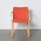 Chaise Nr 757 Rouge et Orange par Peter Maly pour Thonet 2