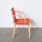 Nr 757 Stuhl in Rot-Orange von Peter Maly für Thonet 5