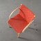 Nr 757 Stuhl in Rot-Orange von Peter Maly für Thonet 6