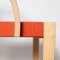 Nr 757 Stuhl in Rot-Orange von Peter Maly für Thonet 12