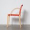 Nr 757 Stuhl in Rot-Orange von Peter Maly für Thonet 3