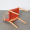 Nr 757 Stuhl in Rot-Orange von Peter Maly für Thonet 7