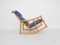 Scandinavian Modern Birch Spindle Rocking Lounge Chair, 1960s, Image 5