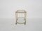 Mid-Century Modern Glass and Gold Serving Trolley or Bar Cart, 1970s 6