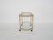 Mid-Century Modern Glass and Gold Serving Trolley or Bar Cart, 1970s, Image 6