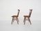 Brown Spindle Back Chairs, 1950s, Set of 2 4