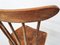 Braune Holzstühle mit Sprossen, 1950er, 2er Set 13