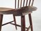 Brown Spindle Back Chairs, 1950s, Set of 2, Image 11