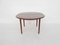 Scandinavian Modern Round Rosewood Extendable Dining Table, 1960s, Image 8