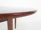 Scandinavian Modern Round Rosewood Extendable Dining Table, 1960s, Image 14
