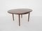 Scandinavian Modern Round Rosewood Extendable Dining Table, 1960s, Image 7
