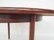 Scandinavian Modern Round Rosewood Extendable Dining Table, 1960s 3