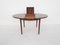 Scandinavian Modern Round Rosewood Extendable Dining Table, 1960s, Image 5