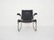 Black Leather Model S35 Tubular Lounge Chair by Marcel Breuer for Thonet, Germany, 1970s 7