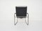 Black Leather Model S35 Tubular Lounge Chair by Marcel Breuer for Thonet, Germany, 1970s 9