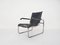 Black Leather Model S35 Tubular Lounge Chair by Marcel Breuer for Thonet, Germany, 1970s 4
