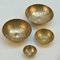 Etched Bronze Bowls by Michael Harjes Metallkunst, Set of 4 7