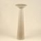 Group of Tall Studio Pottery Chalk White Floor Vases, Set of 3 13