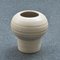 Group of Tall Studio Pottery Chalk White Floor Vases, Set of 3 11