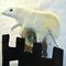 Venetian Blown Glass Polar Bear Door Handles by Alfredo Barbini, 1940s, Set of 2 5