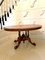 Antiker ovaler ovaler Mahagoni Tisch aus 19. Jh 2