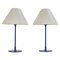 Lampes de Bureau Bleus Modèle 373 par Le Klint pour Flemming Agger, 1970s, Set de 2 1