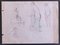 Figuras, dibujo a lápiz, Pierre Puvis De Chavannes, finales del siglo XIX, Imagen 1