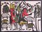 Sadao Watanabe, Shepherds, Woodcut, Late 20th Century, Image 1