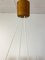 Lámpara de araña grande de pino y acrílico, años 60, Imagen 16