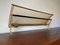 Mid-Century Garderobe aus Teak & Messing mit Haken, 1960er 2