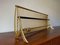 Mid-Century Garderobe aus Teak & Messing mit Haken, 1960er 8