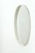 Oval Mirror with a White Lacquered Wood Frame, Germany, 1970s 5