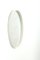Oval Mirror with a White Lacquered Wood Frame, Germany, 1970s 6