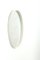 Oval Mirror with a White Lacquered Wood Frame, Germany, 1970s, Image 6